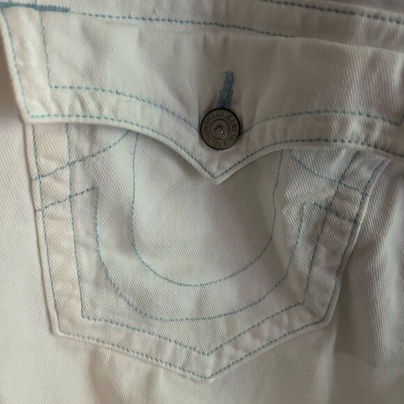True Religion White Men's Jean Shorts 36 - Picture 14 of 16